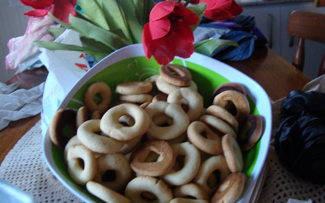 Rosquinhas amanteigadas de laranja