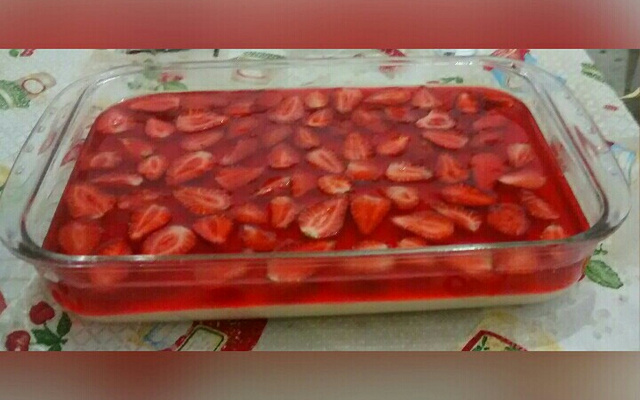 Sobremesa de morango