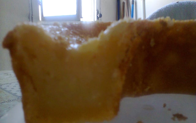 Bolo de fubá cremoso