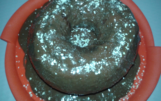 Bolo de chocolate com aveia