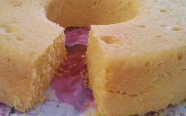 Bolo de flocão de milho