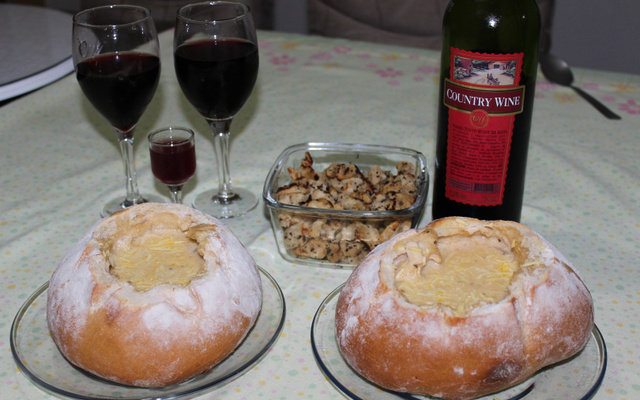 Sopa creme de palmito