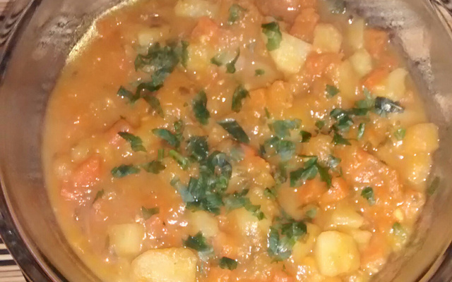 Picadinho de legumes da Moninha