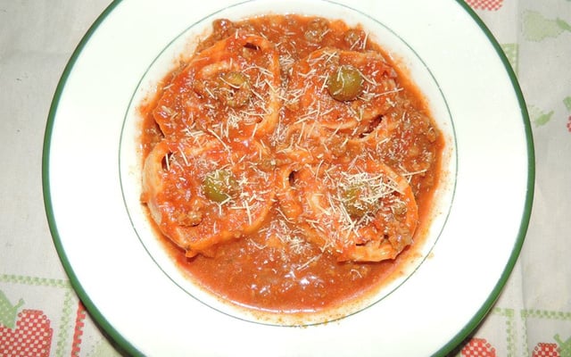 Rondelli com massa de pastel