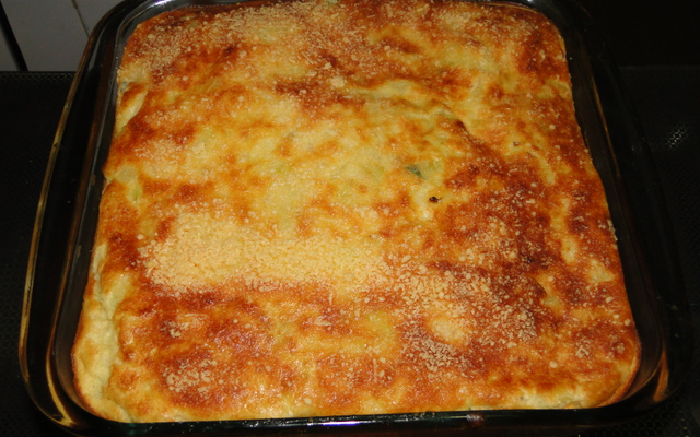 Souflé de alho-poró