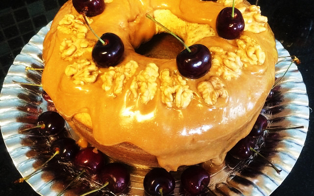 Bolo de nozes especial de Natal