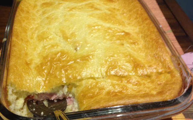 Torta salgada de frios