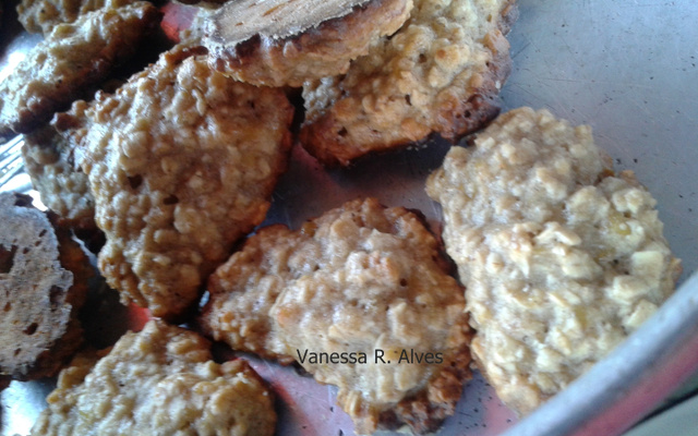 Cookie de aveia com banana