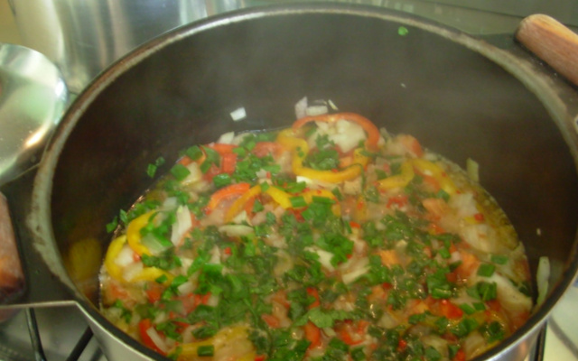 Moqueca de peixe da Cleia