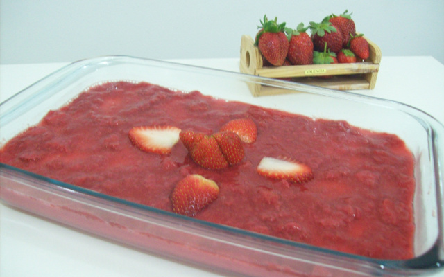 Iogurte com gelatina diet