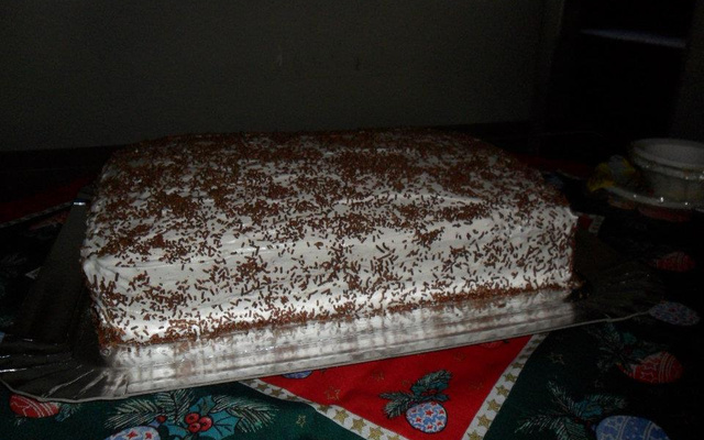 Bolo tentação de marshmallow gelado