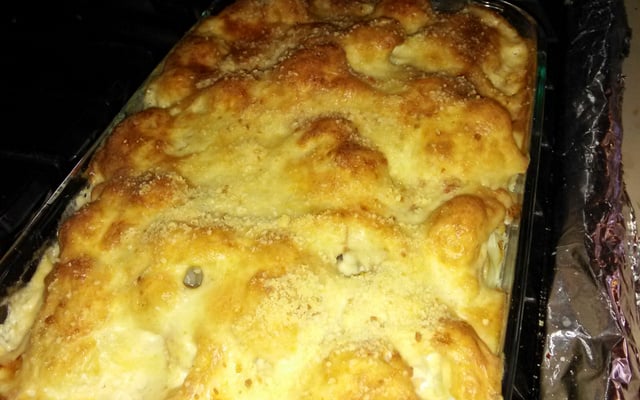 Couve-flor gratinada