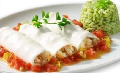 Canelones com Recheio de Camarão