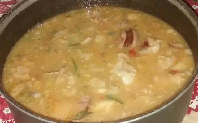 Feijoada de feijão branco