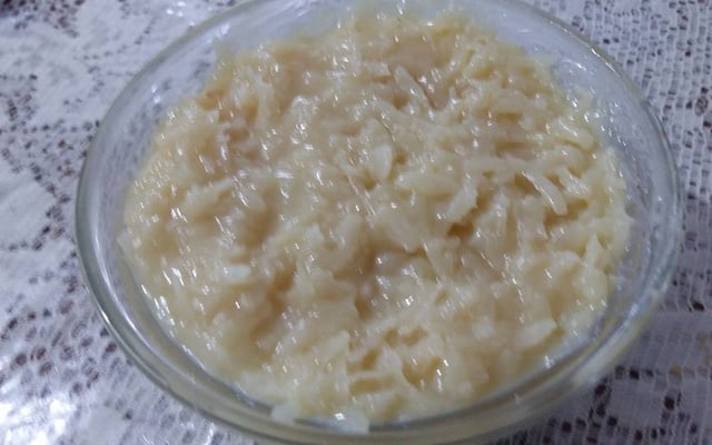 Cocada cremosa de colher