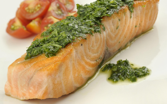 Salmão grelhado com Tabasco suave