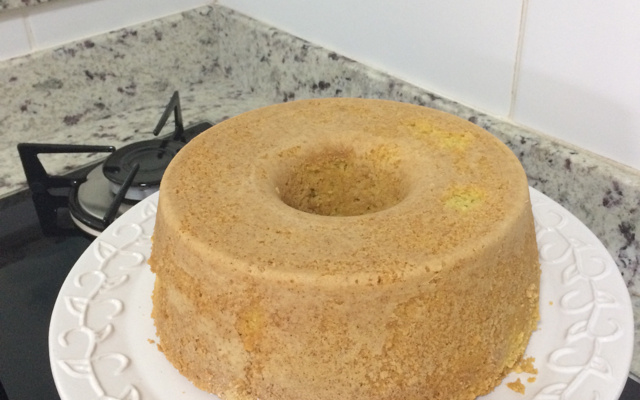 Bolo de fubá no liquidificador super fofo