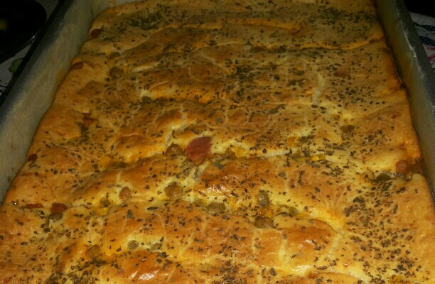 Torta salgada de liquidificador