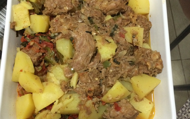 Pescoço de Peru com Batata