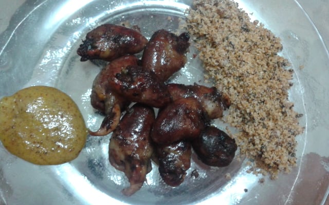 Coração de galinha ao forno