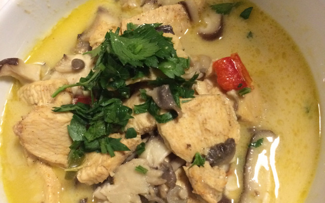 Sopa de cogumelos picante - low carb