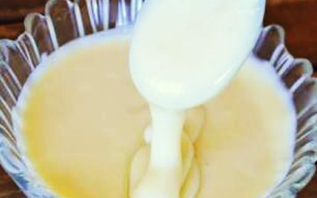 Leite condensado caseiro