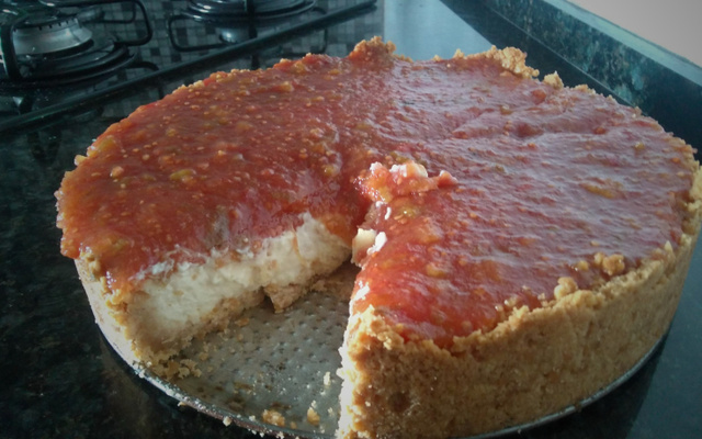 Cheesecake de goiaba facílimo