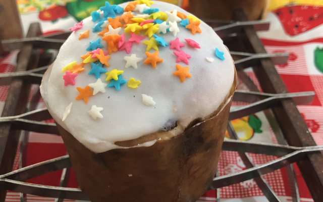 Mini panetone de bombom