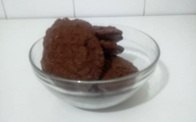 Cookies de chocolate integral