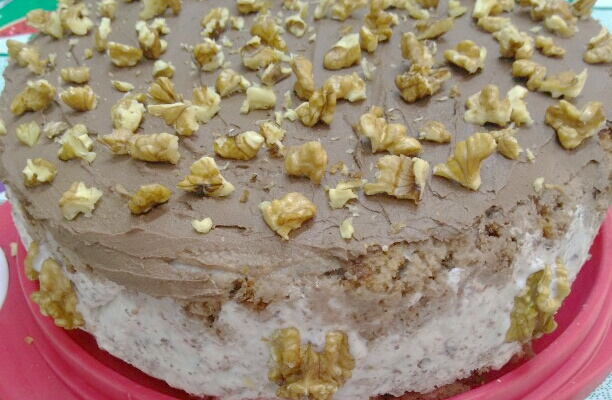 Torta gelada de chocolate