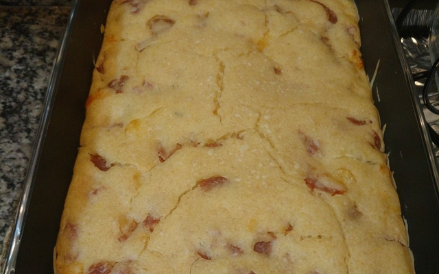 Massa de torta de liquidificador sem glúten, ovo e leite