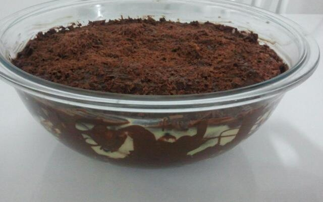 Pavê Natalino de Maracujá com Panetone