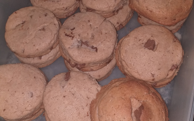 Cookies sem açúcar mascavo