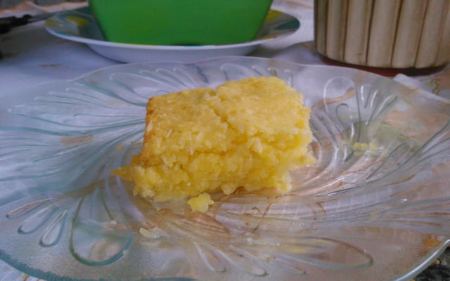 Bolo de mandioca tamanho Família