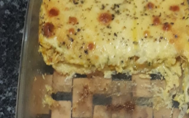 Frango com creme de milho