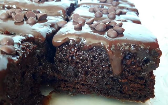 Bolo pão de mel sem ovos 