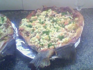 Tambaqui ao forno regional