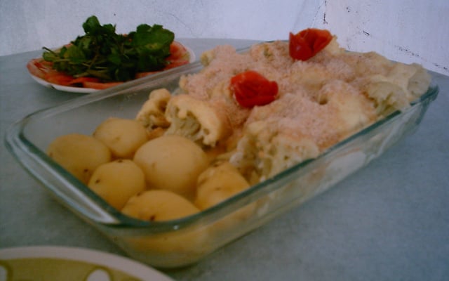 Couve - flor gratinada