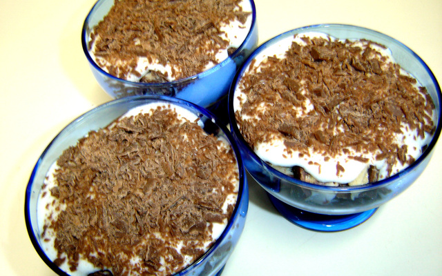 Pavê de Sonho de Valsa em taças