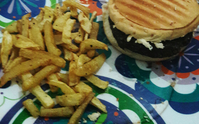 Hambúrguer de feijão