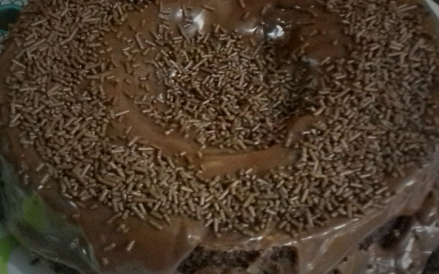 Bolo de chocolate sem farinha de trigo