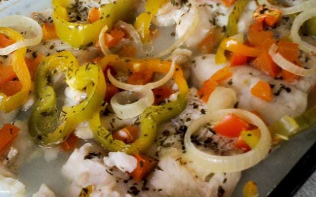 Peixe ao forno