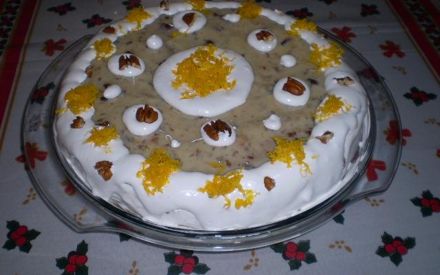 Bolo delícia de nozes