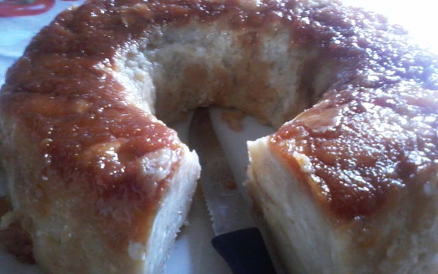 Pudim de pão sem leite condensado e sem banho-maria