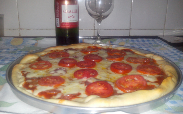 Massa de pizza rápida e fácil