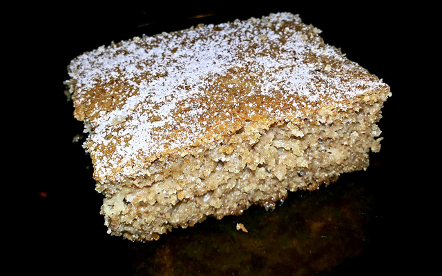 Bolo integral de maçã