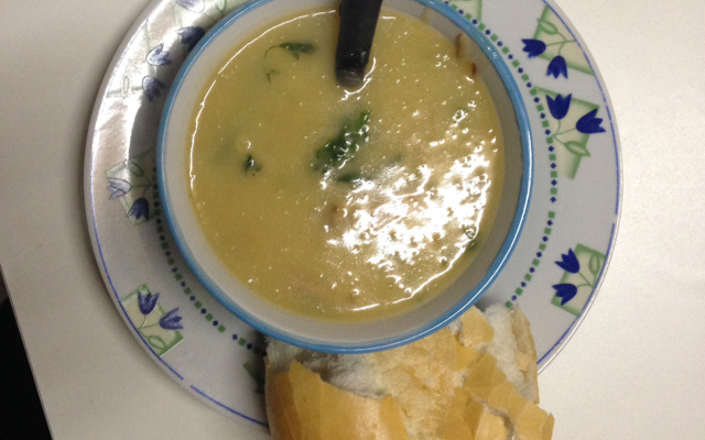 Sopa rapida de inverno