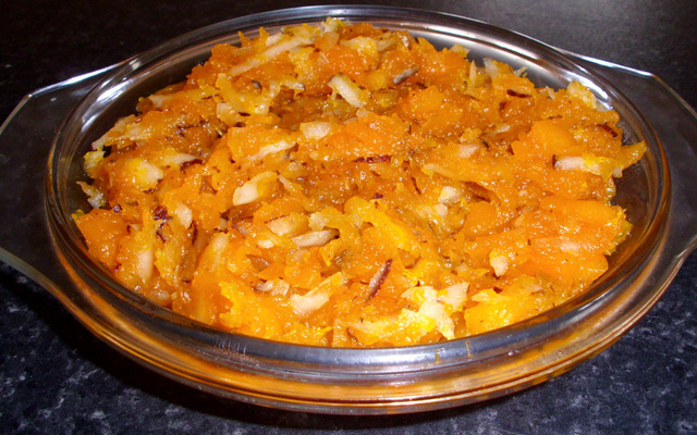 Doce de abóbora com coco