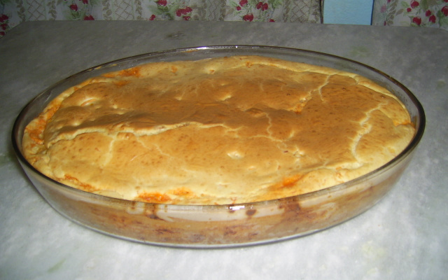 Pastelão de frango com palmito