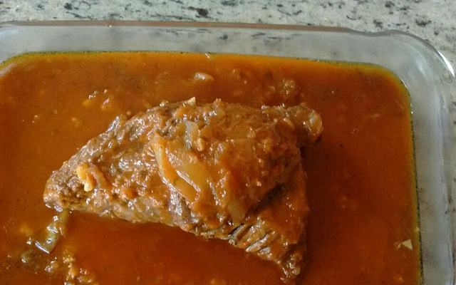 Maminha assada ao molho